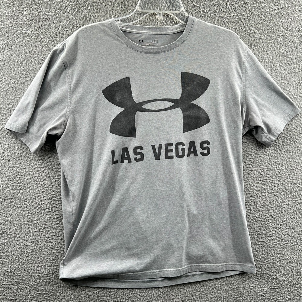Under Armour Mens HeatGear Graphic Tee L Loose Athleisure Gym Training Las Vegas